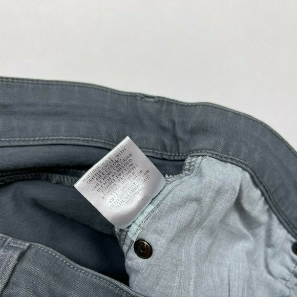 Eileen Fisher Organic Cotton Jeans Pockets Stretch Zip Closure Pants Women 6 - Picture 10 of 10